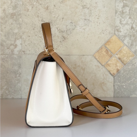 Michael Kors Whitney Medium Flap Shoulder Bag Yellow Multi - Picture 5 of 14